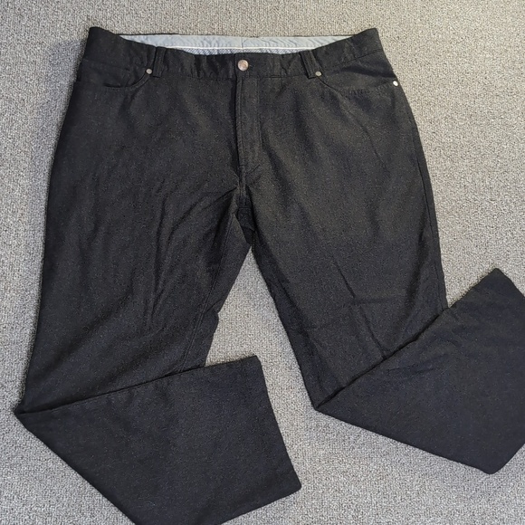 Peter Millar Other - Peter Millar Alpine Flannel Wool Five-Pocket Pants Size 40x30 in Charcoal Gray